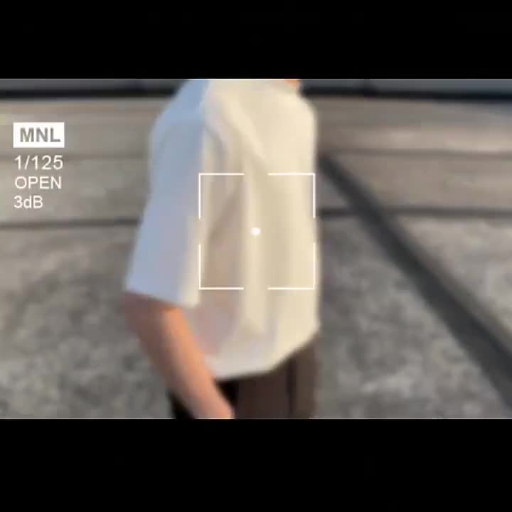 Áo thun nam trơn cổ cao mùa hè, phong cách trưởng thành nam tay lửng | BigBuy360 - bigbuy360.vn