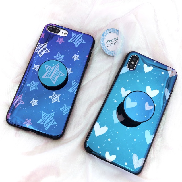 Combo tim sao tráng gương - ốp case iphone đẹp độc đáo