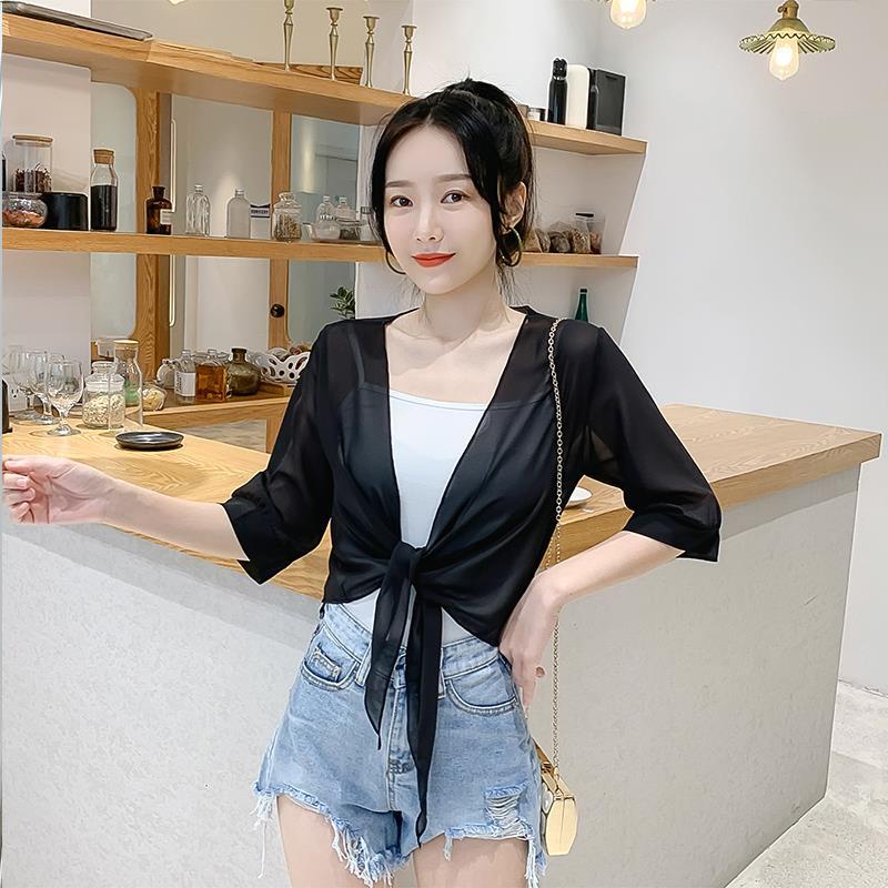 Áo Khoác Voan Siêu Mỏng Chống Nắng Thời Trang Cho Nữ###