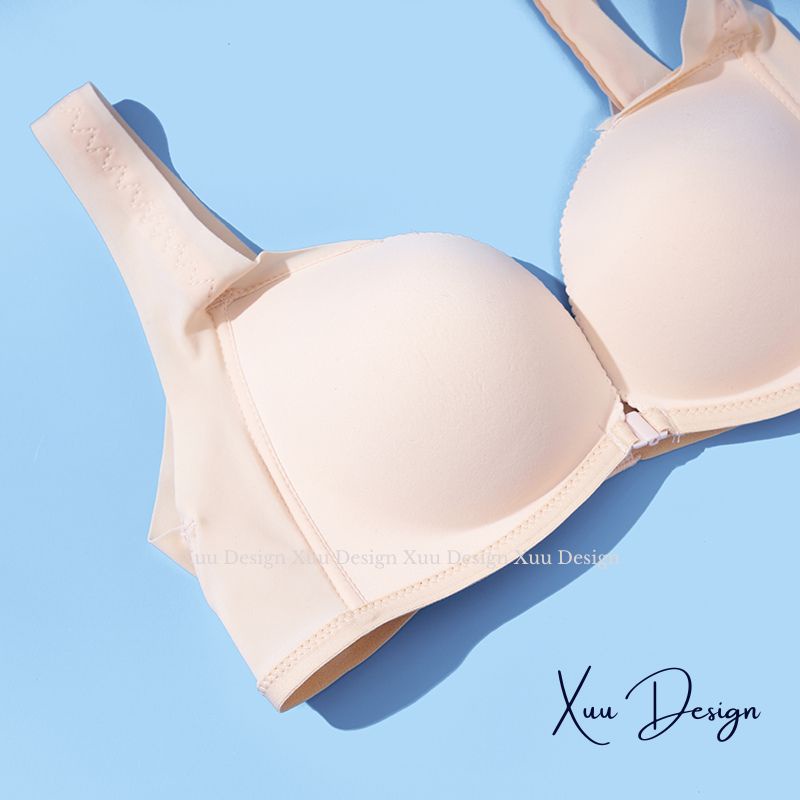 Áo lót nữ không gọng đệm vừa nâng ngực gợi cảm Wexuu, khuy cài trước tiện lợi chất Su mềm mại - AV40