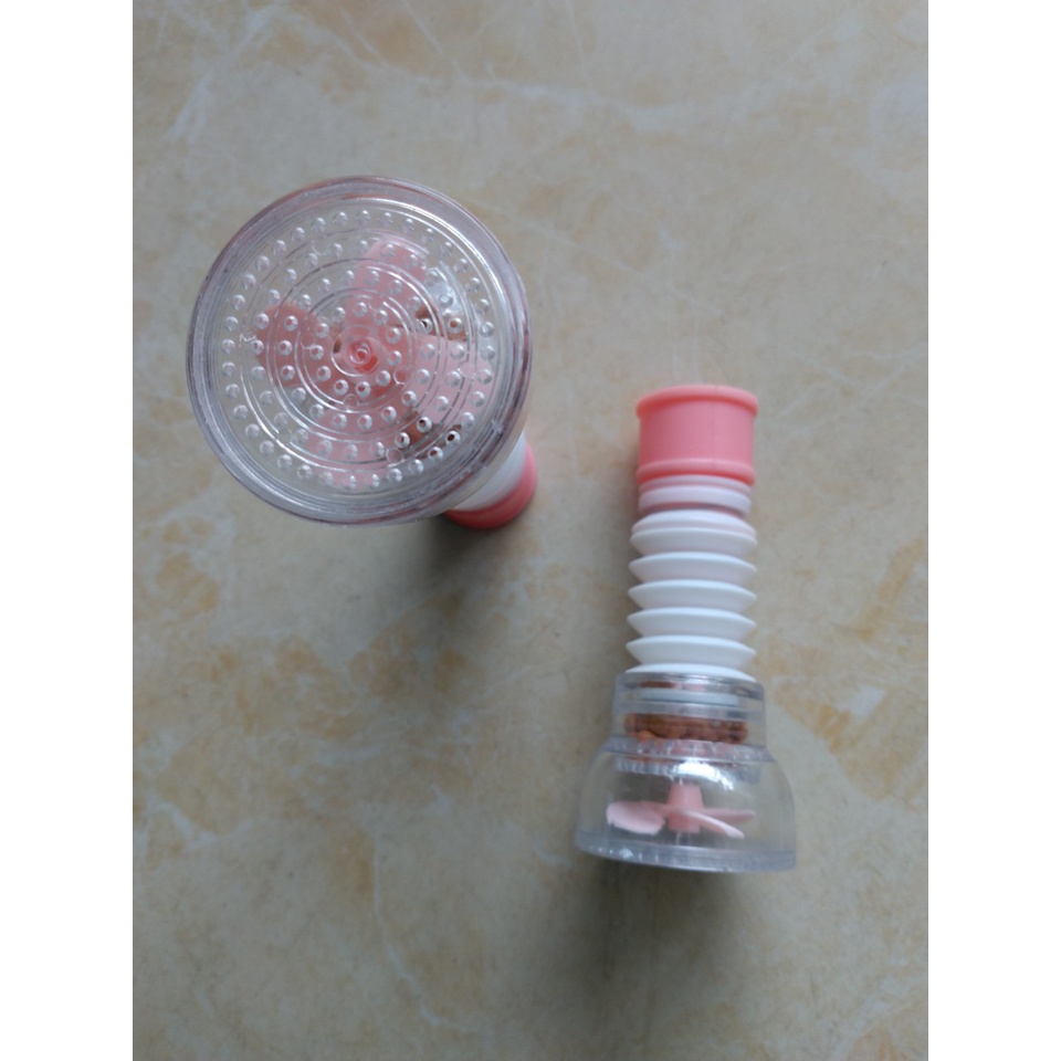 Đầu nối vòi nước bồn rửa chén bát xoay 360 độ, đầu nói vòi phun nước tăng áp đa năng