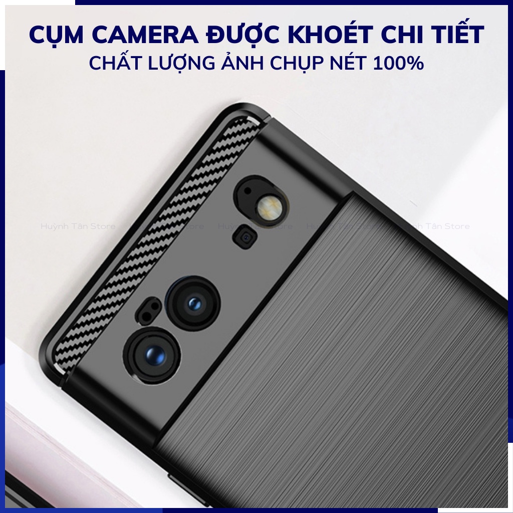 Ốp lưng pixel 6 6a dẻo PHAY XƯỚT chống bám vân tay bảo vệ camera phụ kiện điện thoại huỳnh tân store