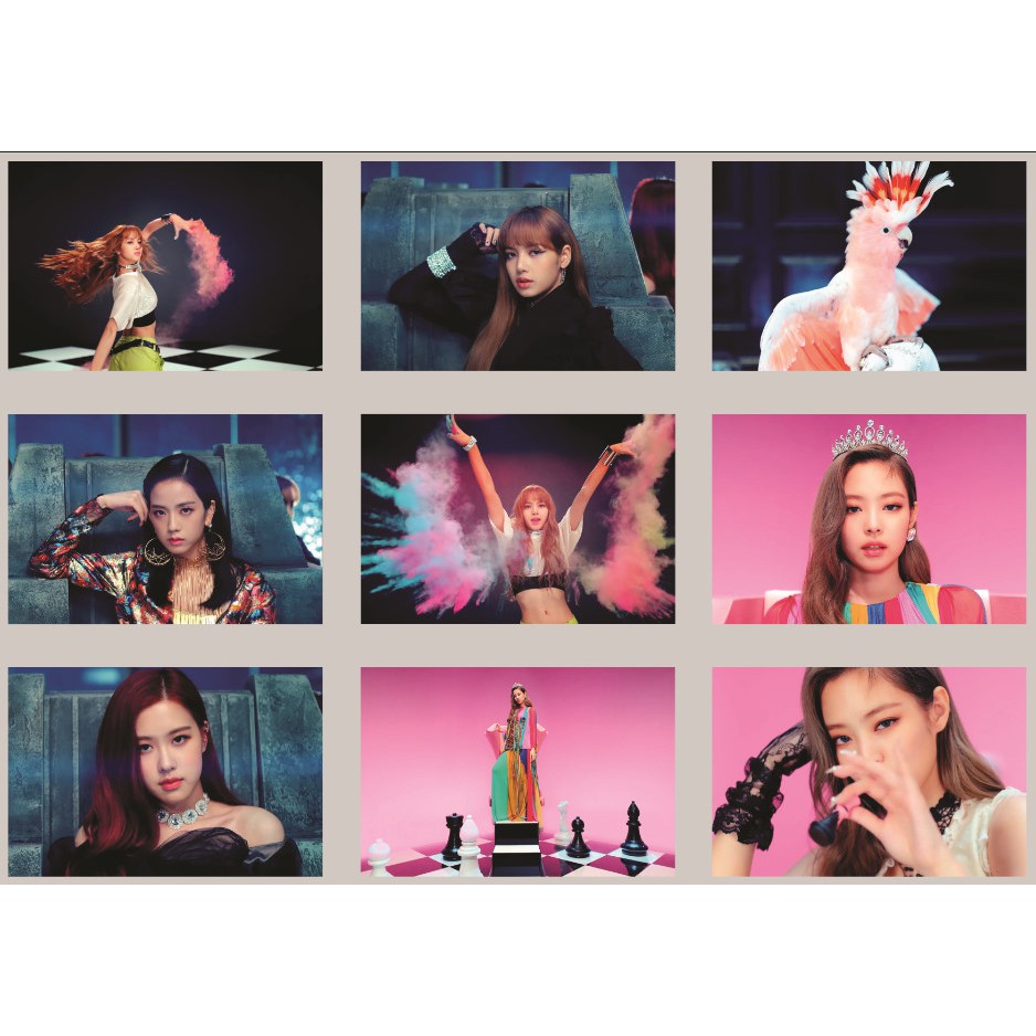 Lomo card 36 ảnh BLACKPINK - MV DDU-DU DDU-DU