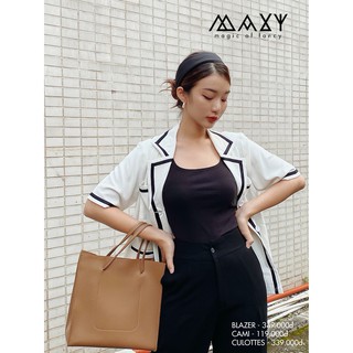 ÁO - BLACK LINE VEST TOP - Vest tay ngắn