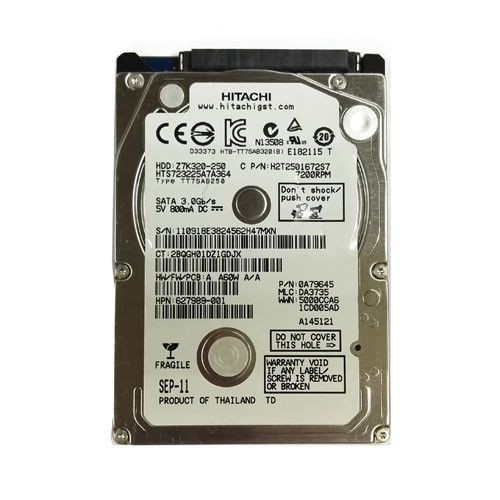 Ổ cứng seagate, toshiba, hitachi, western.. 160GB, 120G, 250G, 500G, 1T tháo máy zin dùng cho laptop or box 2.5 (cũ)