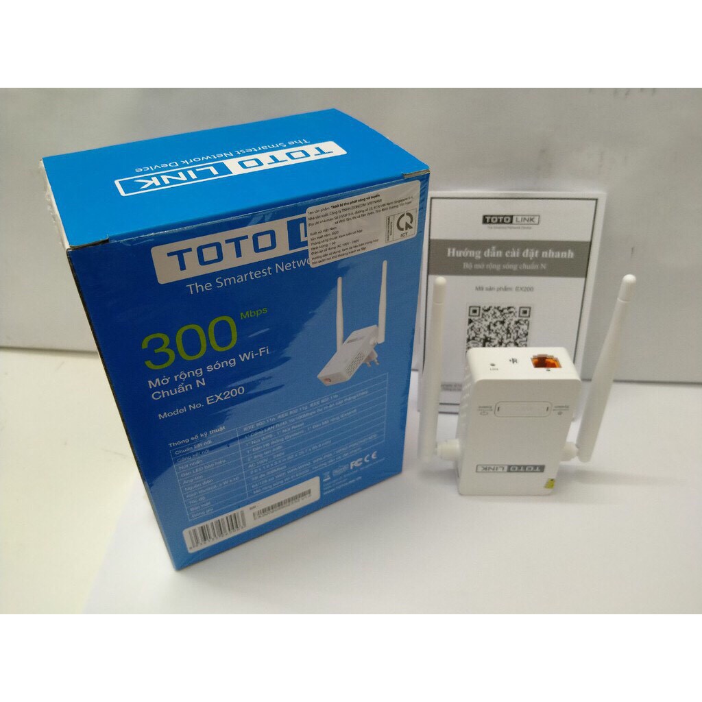 [BẢO HÀNH 2 NĂM] Kích WiFi ToToLink Ex200 | BigBuy360 - bigbuy360.vn