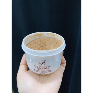 Tẩy tế bào chết cafe chồn