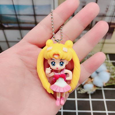 Móc khoá thuỷ thủ mặt trăng MK90 móc khoá hoạt hình dễ thương