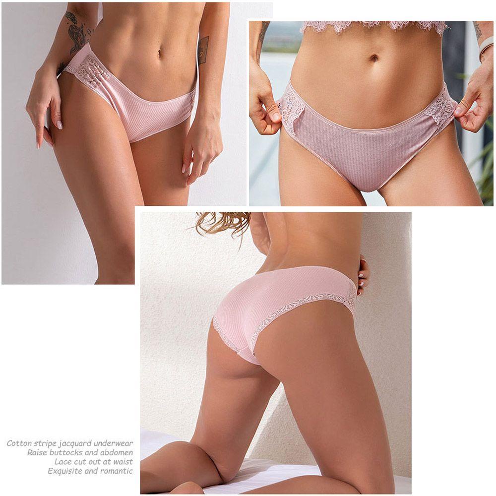 Quần Lót Nữ Lưng Thấp Họa Tiết Sọc Gợi Cảm