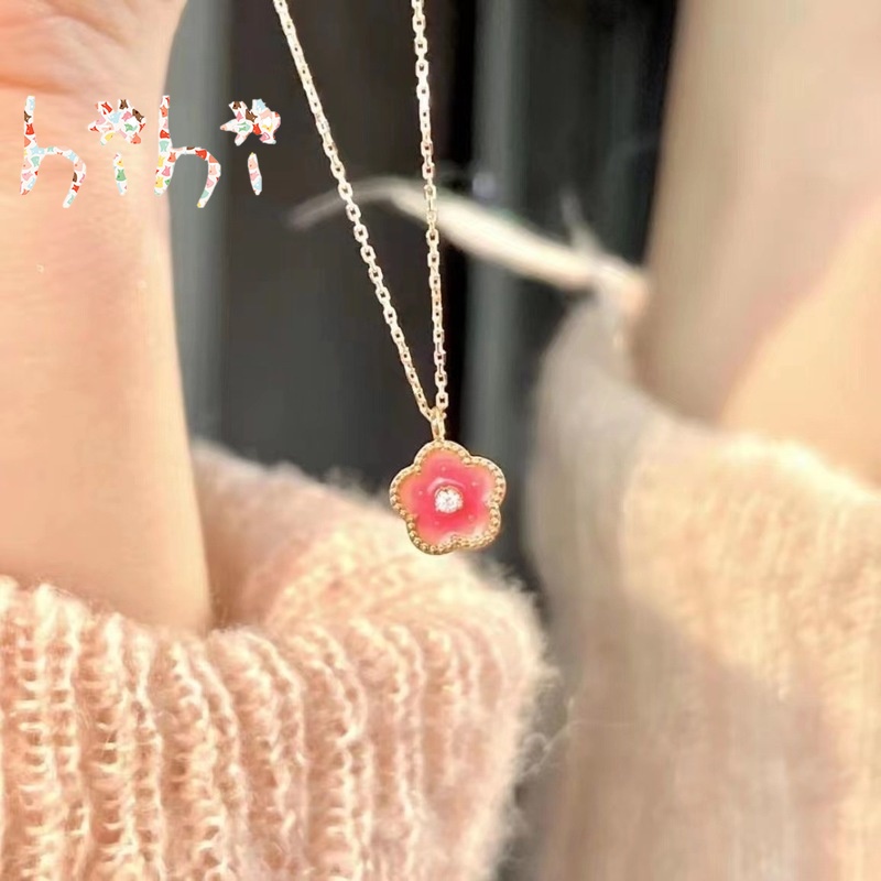 Vòng cổ Mặt Hoa Đính Đá Pha Lê Thời Trang Cho Nữ