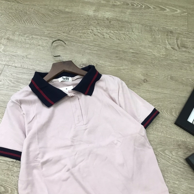 Xả kho áo Polo thun cotton hãng 9088 Quảng châu lộn xộn mẫu giá rẻ mặc đi học đi làm trẻ trung