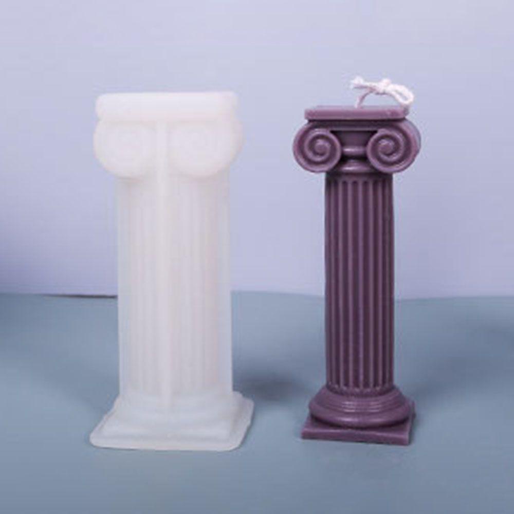 SUSANS Khuôn Làm Đất Sét Thủ Công 3D Hình Cột La Mã Cổ Điển