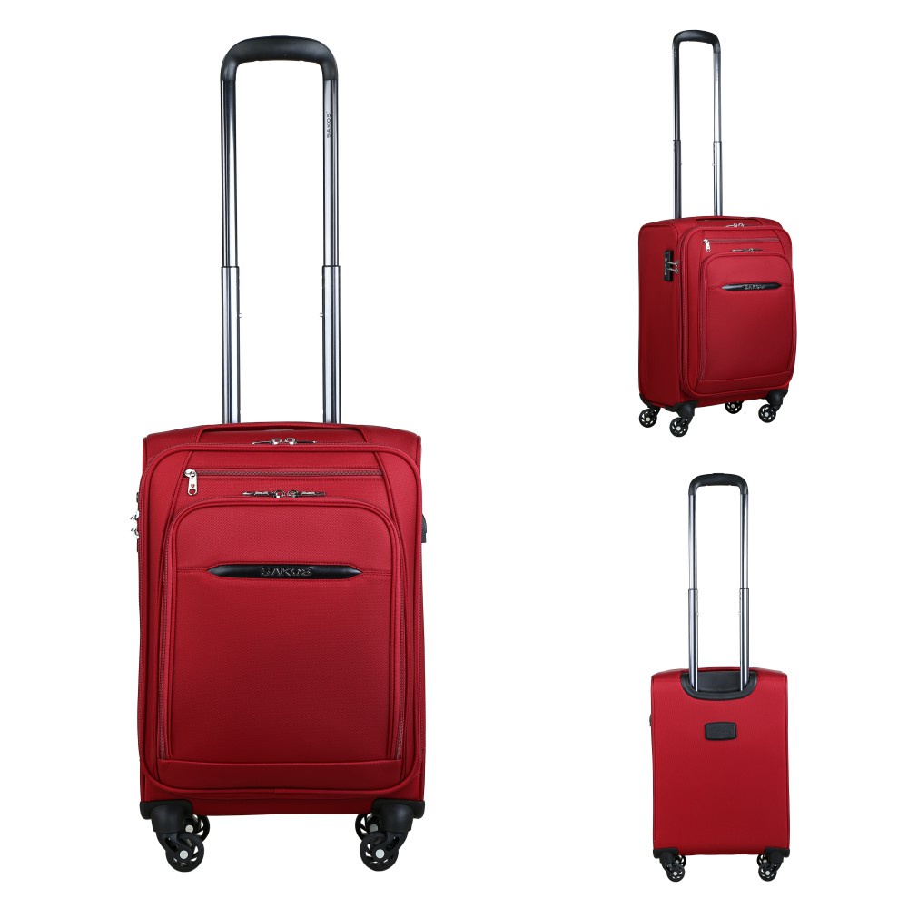 chính hãng SAKOS Vali vải du lịch SAKOS VIVIAN 5 vali vải siêu nhẹ nhất (Size Cabin 55cm/ 20 inch TSA)