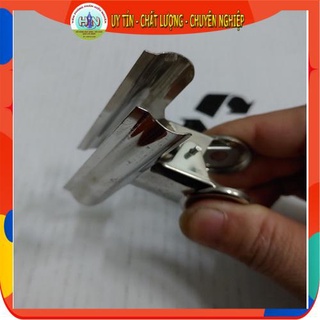 Kẹp bướm inox to - 7.5cm - Lực kẹp lò xo cực khỏe