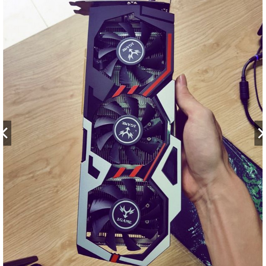 GTX1060 Bảo Hành 5/2021 Igame 3Gb 3fan Xtop quá ngầu PUBG ultra setting Tặng dây nguồn phụ