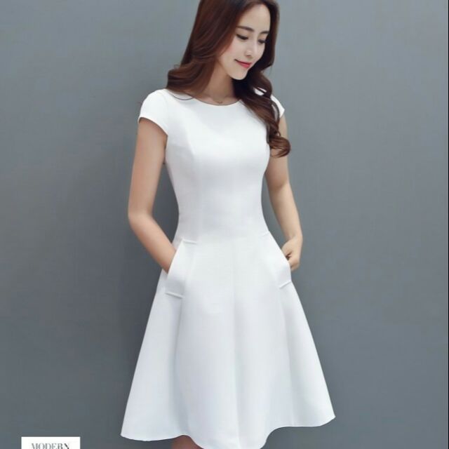 Freeship 99k TQ_VÁY DÁNG XÒE MAY 8 MẢNH GHÉP CAO CẤP