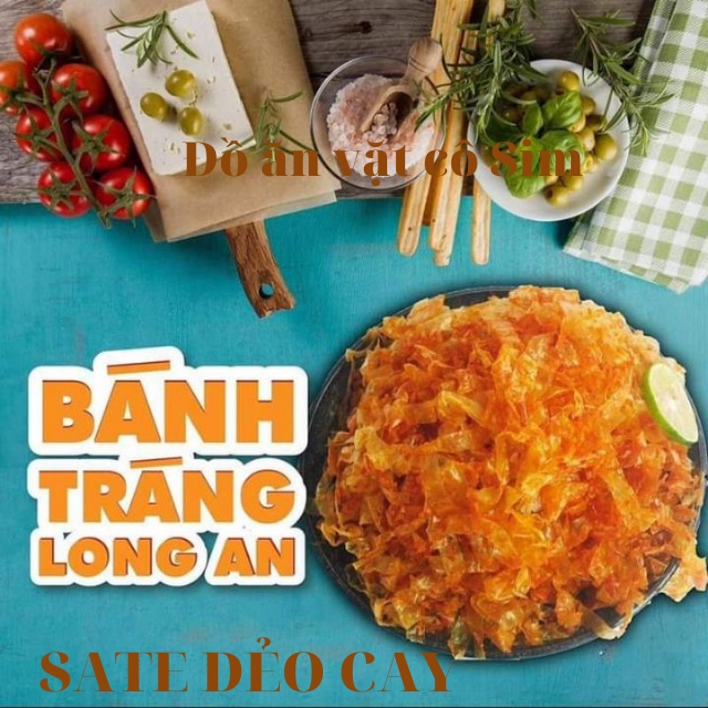 Bánh Tráng Trộn Sate Cay Cầu Đúc Long An, Bánh Tráng Trộn Tây Ninh,Bánh Tráng Trộn Long An