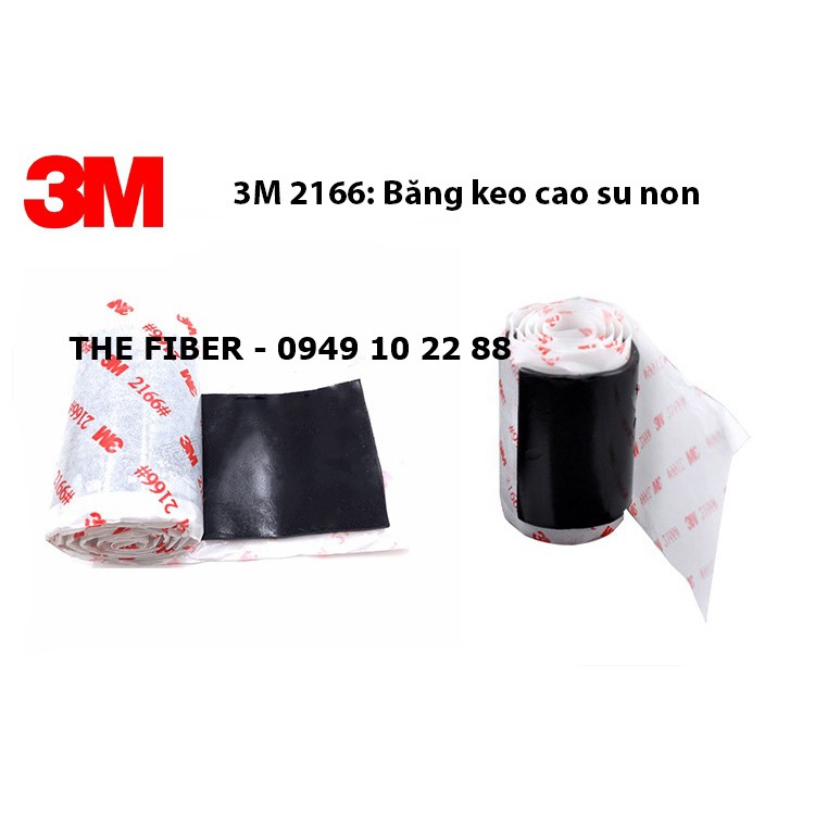 Băng keo Cao su non Cách điện 3M 2166