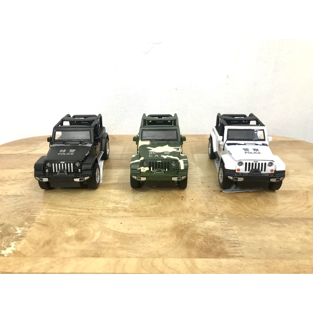 Mô hình xe cảnh sát Jeep Wrangler_ Tỷ lệ 1:32