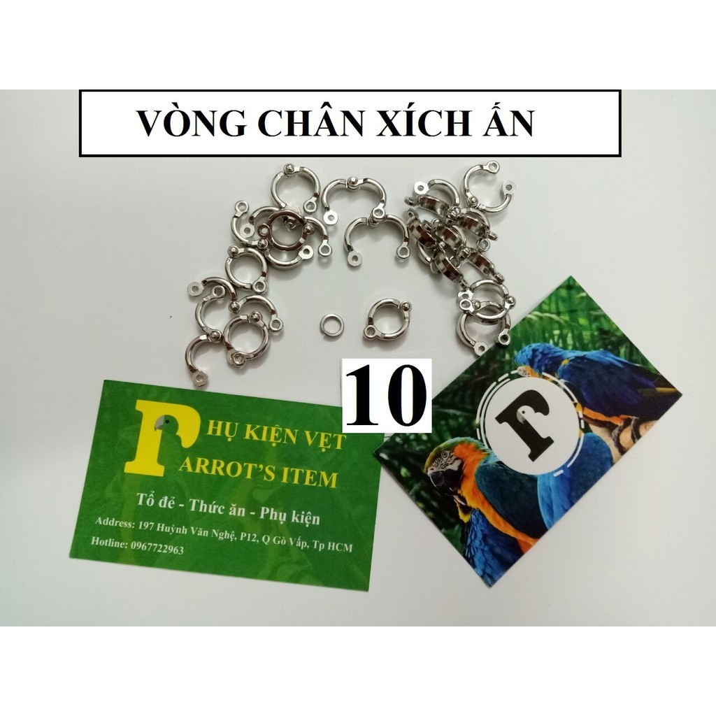 COMBO XÍCH CHỐNG XOẮN CAO CẤP DÀY 1.2cm và VÒNG CHÂN INOX CHO MỌI DÒNG VẸT