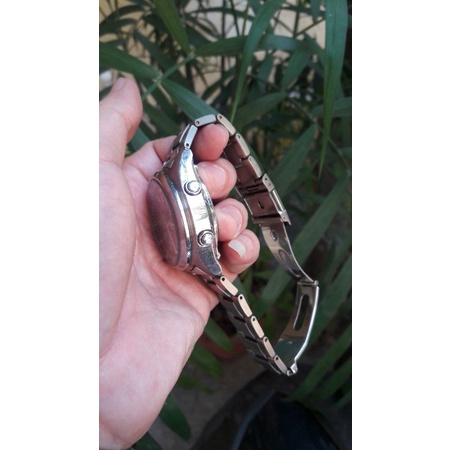 Đồng hồ nam casio 6 kim và 1 màn lcd năng lượng