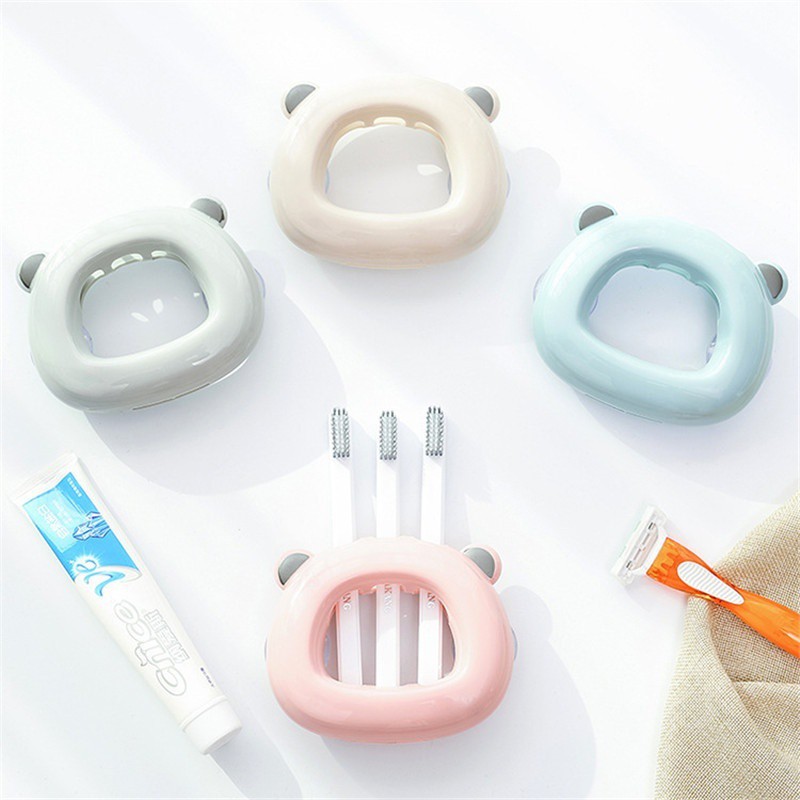 Giá đỡ để bàn chải đánh răng hình con gấu dễ thương
