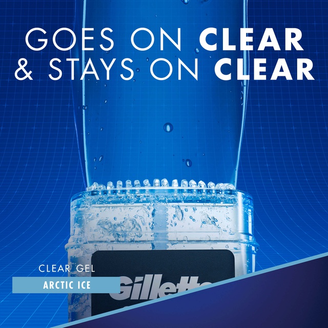 Gel khử mùi Gillette Artic Ice Clear Gel 107g