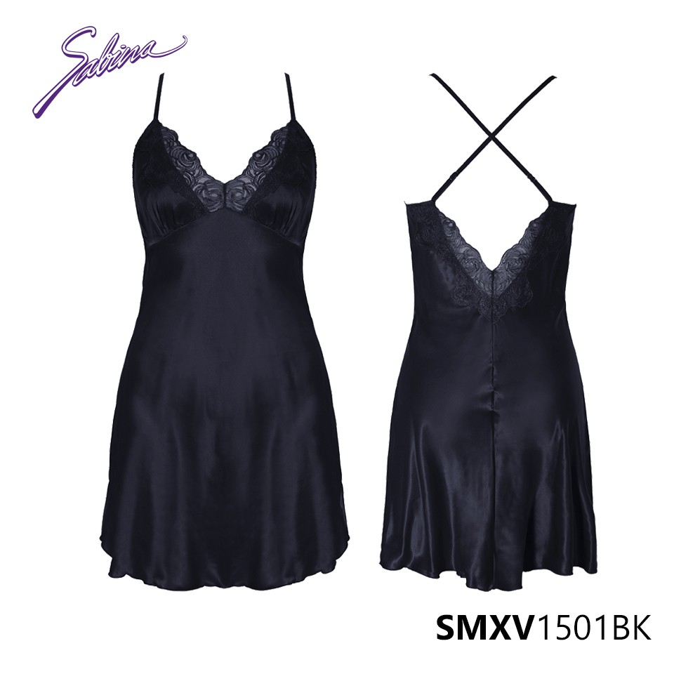 [Mã WABRM4  giảm 15% tối đa 50k đơn 150k] Đồ Ngủ Sexy Viền Ren Màu Đen Gorgeous By Sabina SMXV1501BK | WebRaoVat - webraovat.net.vn