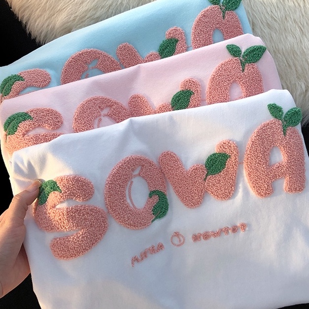 ZHELIHANGFEI Áo Thun Tay Ngắn Form Rộng Theo Phong Cách Nhật Bản Dễ Phối Đồ