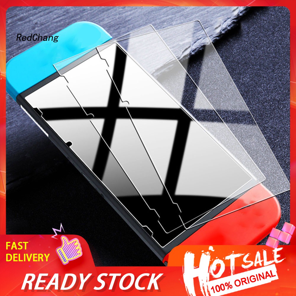 ☆YX☆Full Cover 9H Tempered Glass Screen Protector Guard Film for Nintendo Switch