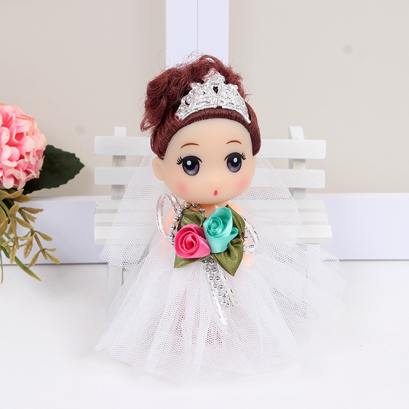 búp bê trang trí bánh kem [MIỄN SHIP❤️] búp bê chibi vương miện dễ thương