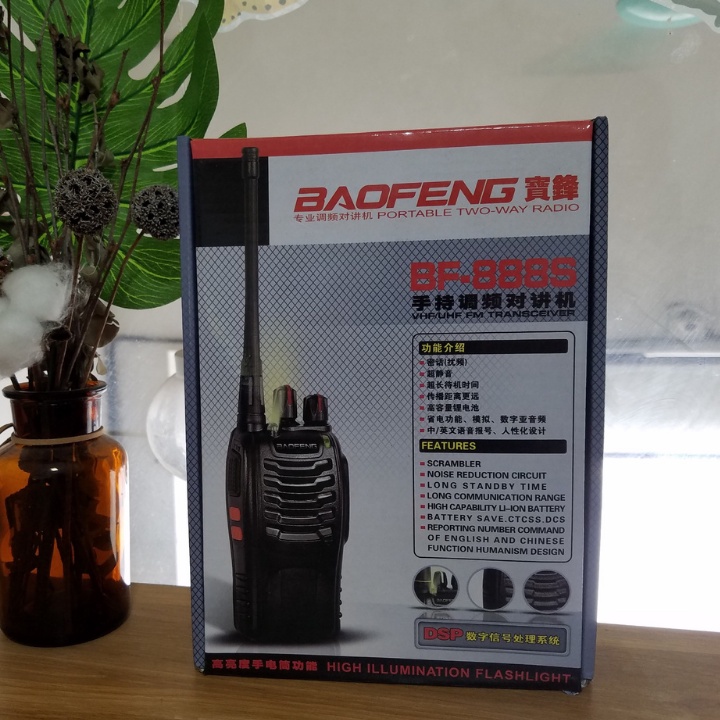 Bộ Đàm Baofeng BF-888S Khoảng Cách Từ 3Km đến 5Km, 16 Kênh, Chất Lượng Âm Thanh Chuẩn - Bảo Hành 12 Tháng
