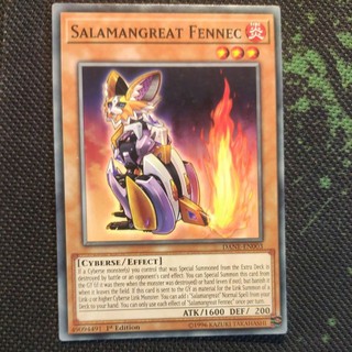 Thẻ bài Yugioh: Salamangreat Fennec - DANE-EN003