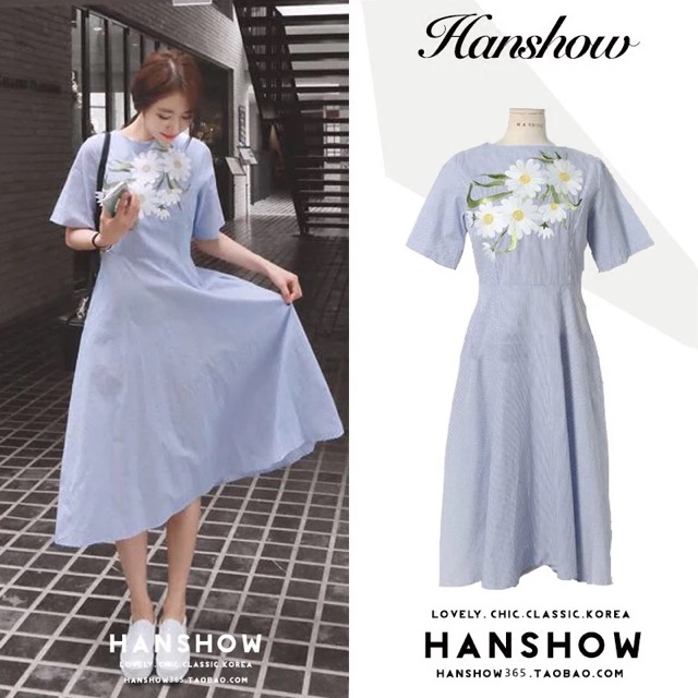 Váy sơ mi buộc eo