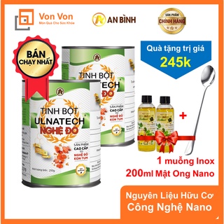Combo 2 hộp tinh bột nghệ đỏ ulnatech - tbn siêu hấp thu nano curcumin
