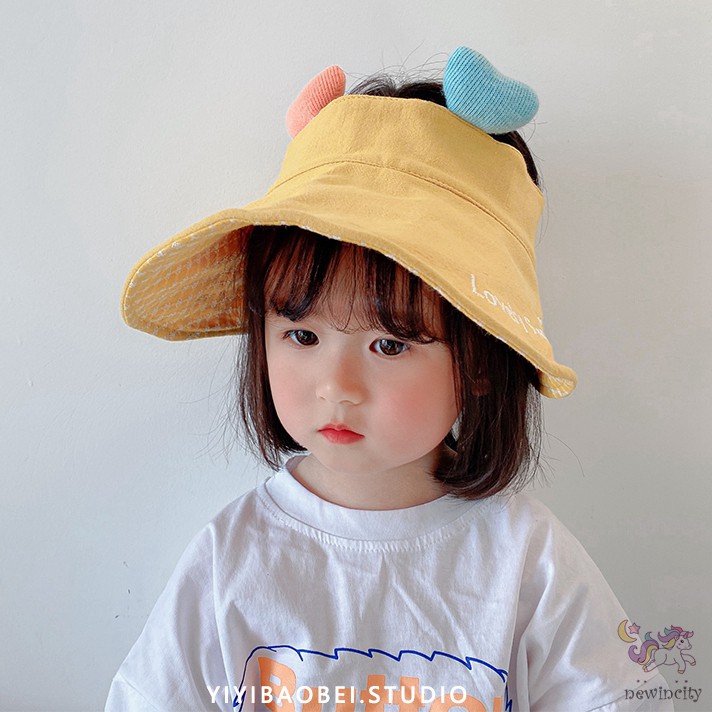 Mũ Hở Chóp In Chữ Thời Trang Mùa Hè Cho Bé