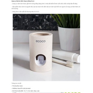 [Rẻ vô địch]Dụng cụ nhả kem lúa mạch Ecoco [tiện ích]