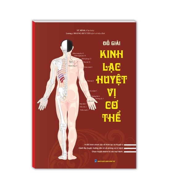 Sách - Đồ giải kinh lạc huyệt vị cơ thể (bìa mềm)