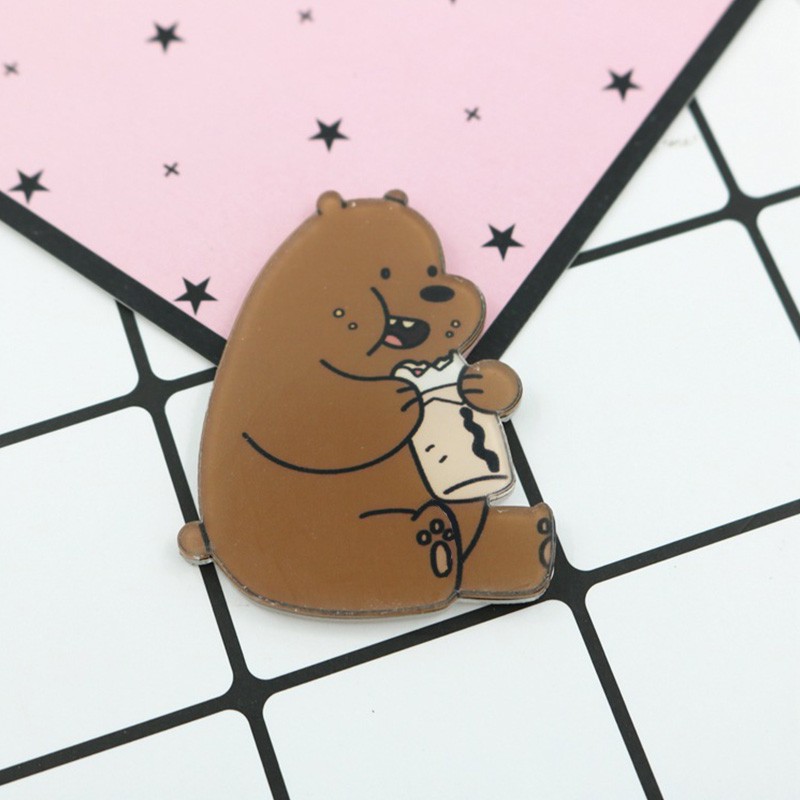 Cài áo hình gấu đáng yêu