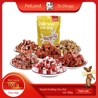 Bánh thưởng cho chó Dr.Dingo Feast (Nhiều hương vị) 100gr/túi