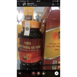 Đông trùng hạ thảo viên nhộng