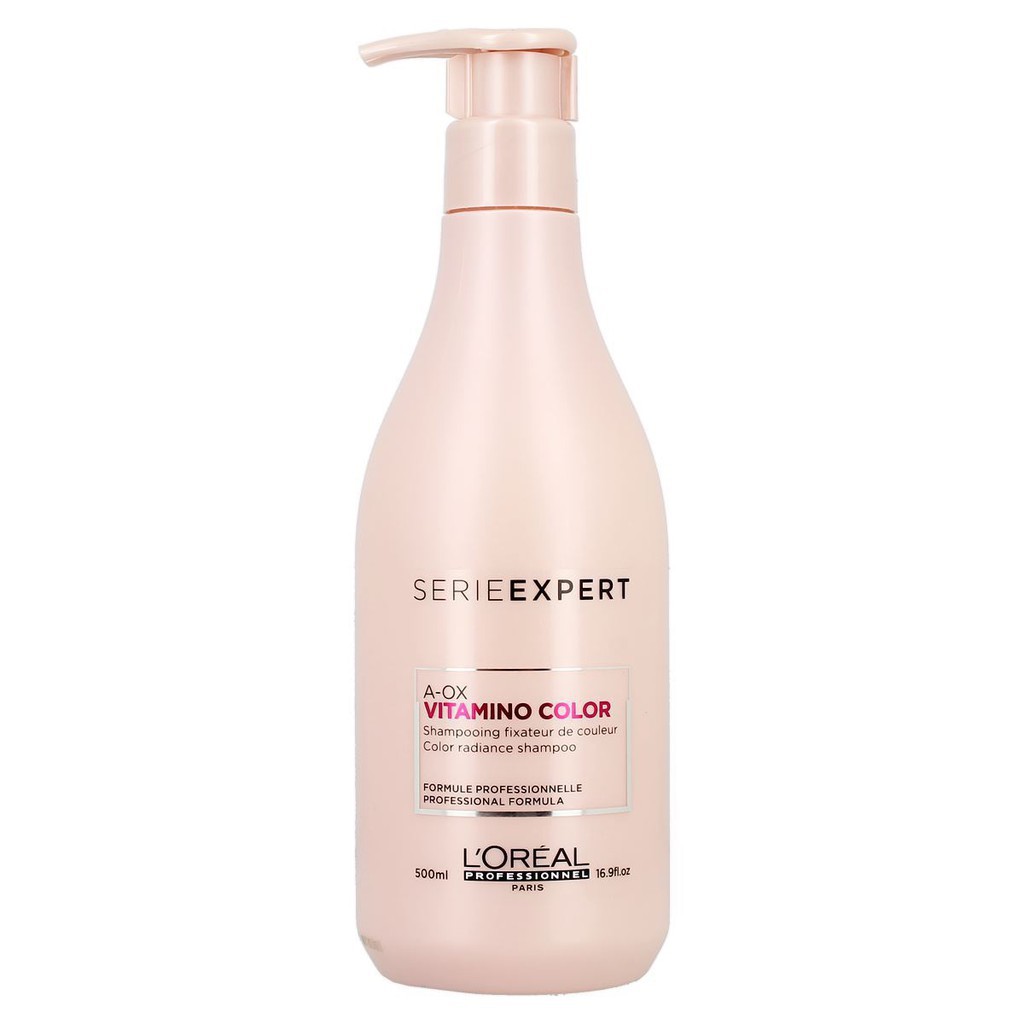 Dầu gội chăm sóc tóc nhuộm LOreal Vitamino Color A-OX Pro Salon 500ml