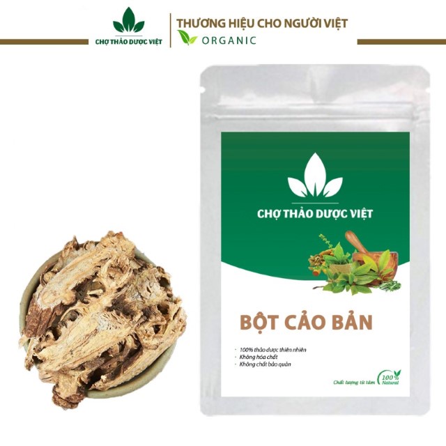 Bột Cảo Bản Nguyên Chất 1kg (Cao Bản)