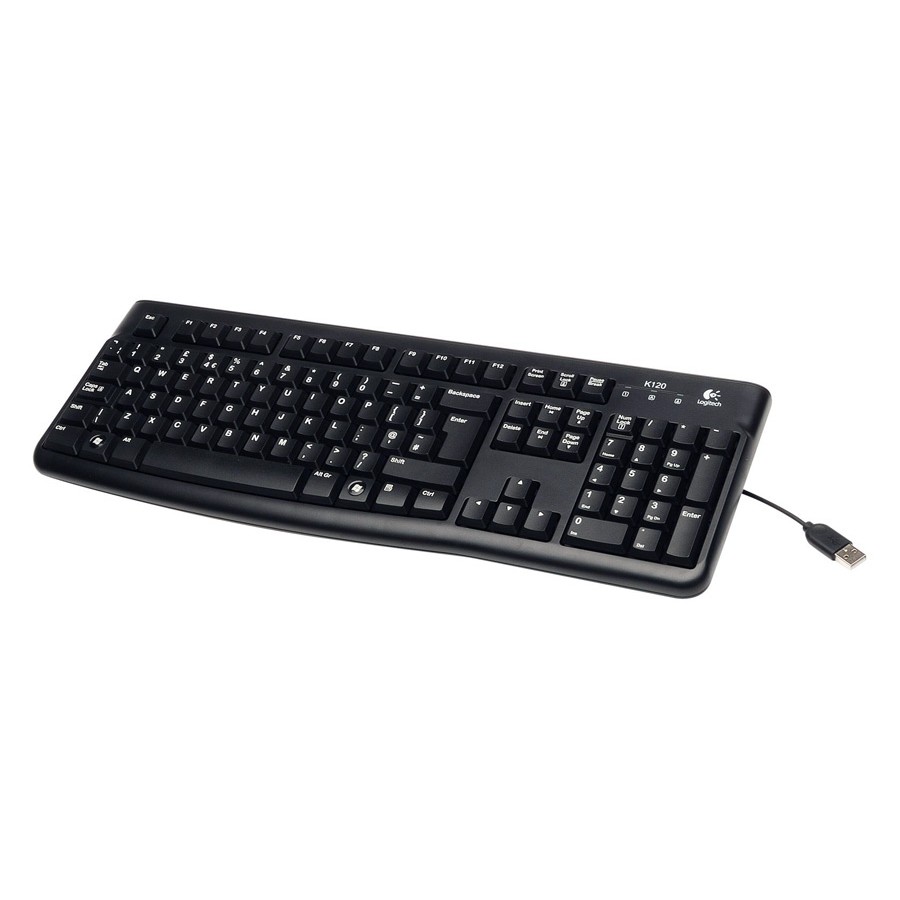 Bàn phím Logitech K120 có dây - Bảo hành 3 năm chính hãng