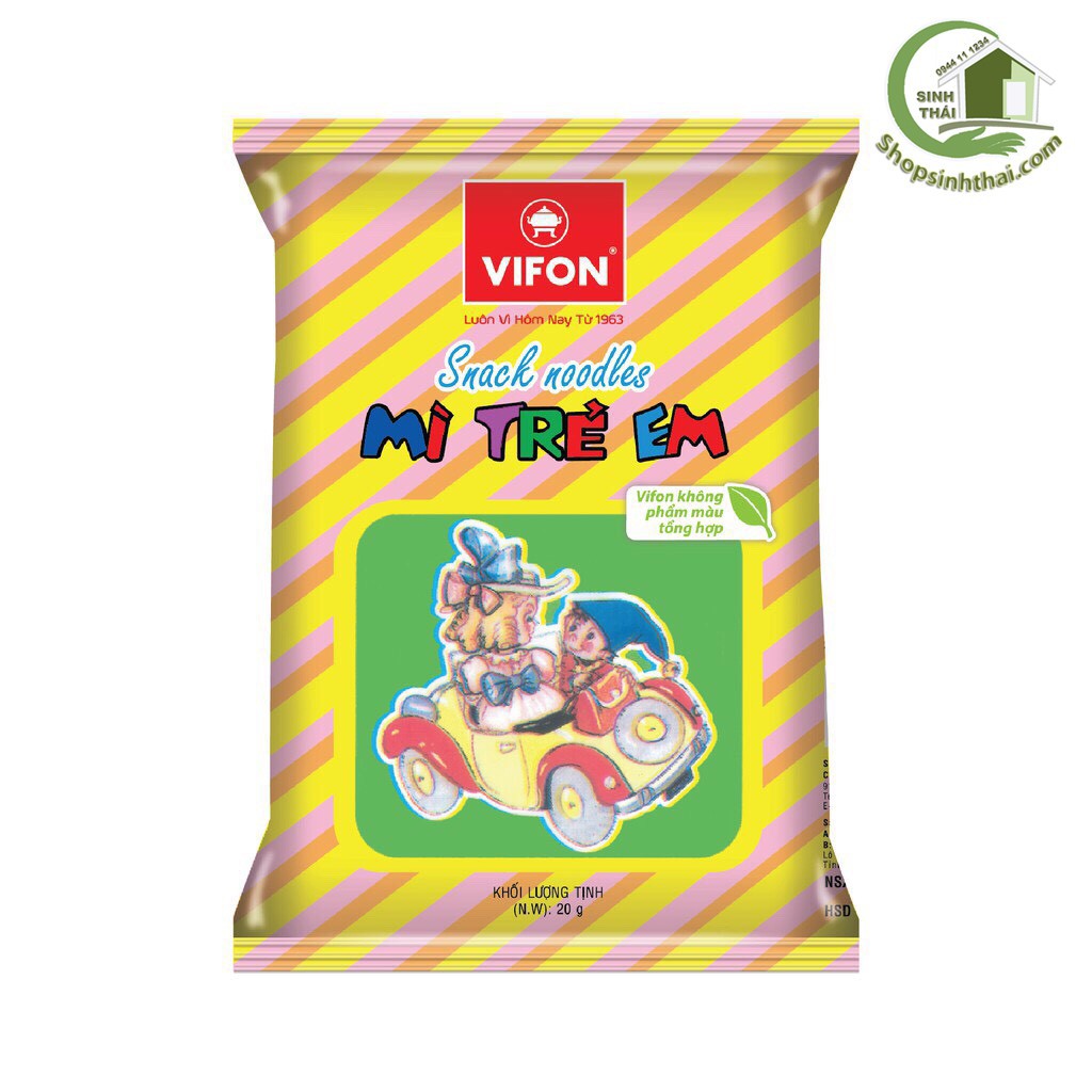 10 gói mì trẻ em - mì ăn sống