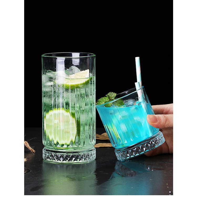 Ly Thủy Tinh Uống Whisky | Ly Rock Sang Trọng Phong Cách Châu Âu