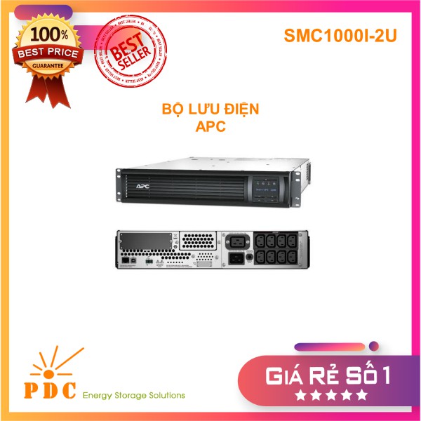 Bộ Lưu Điện UPS APC SMC1000I-2U 1000VA (1KVA/600W) - Like New