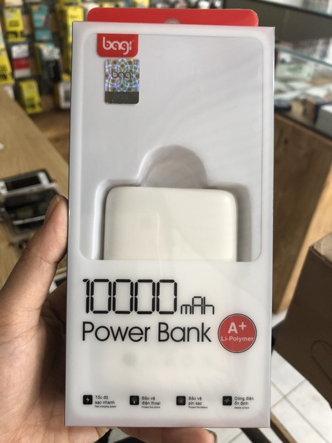 Sạc dự phòng Bagi 10.000mAh