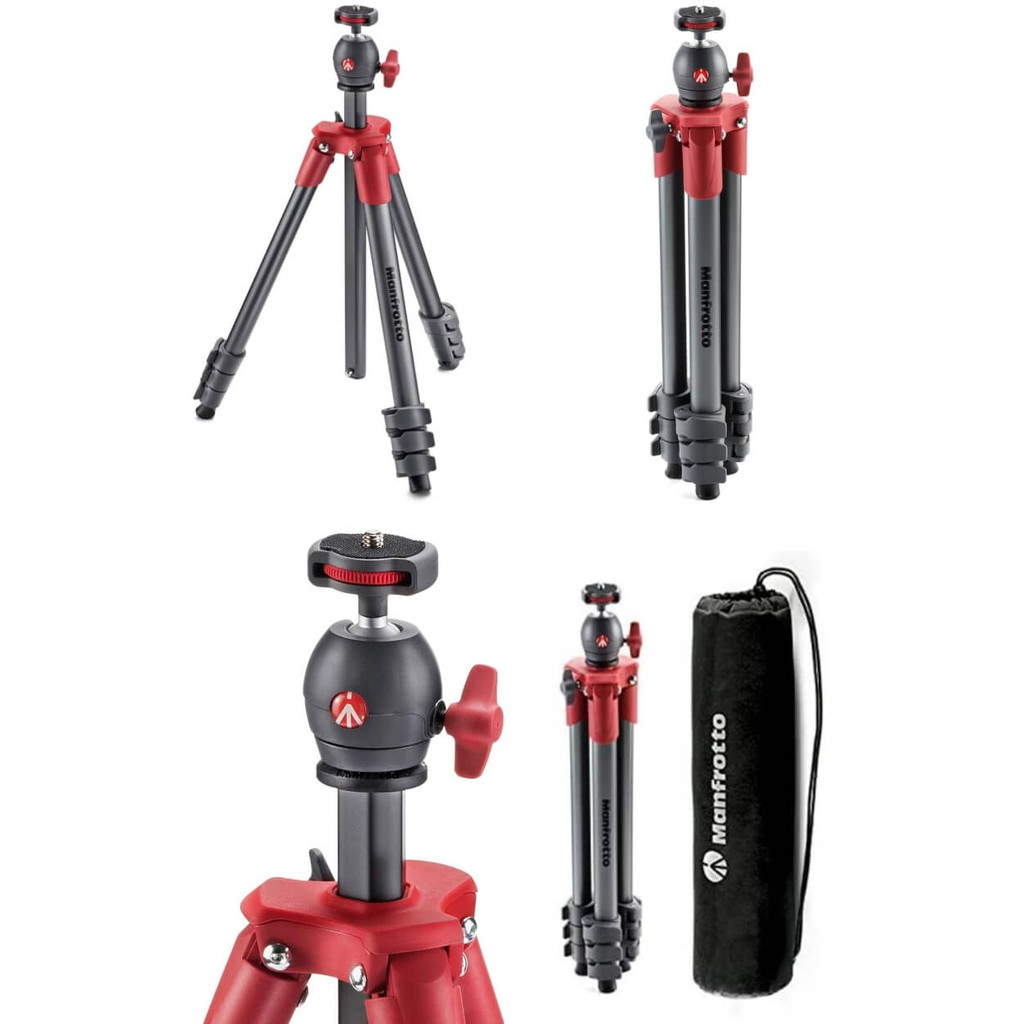 Chân máy ảnh Manfrotto Compact Light Aluminum (chính hãng)