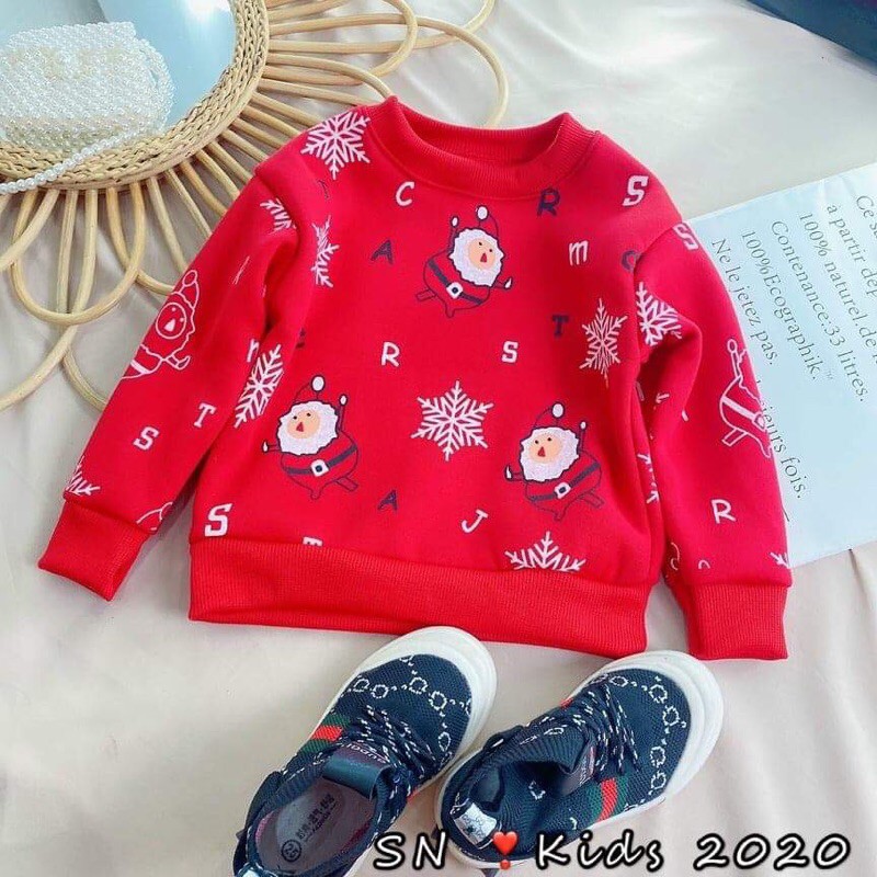 Hàng đẹp Áo giáng sinh diện Noel cho bé 9-24kg Mã B948